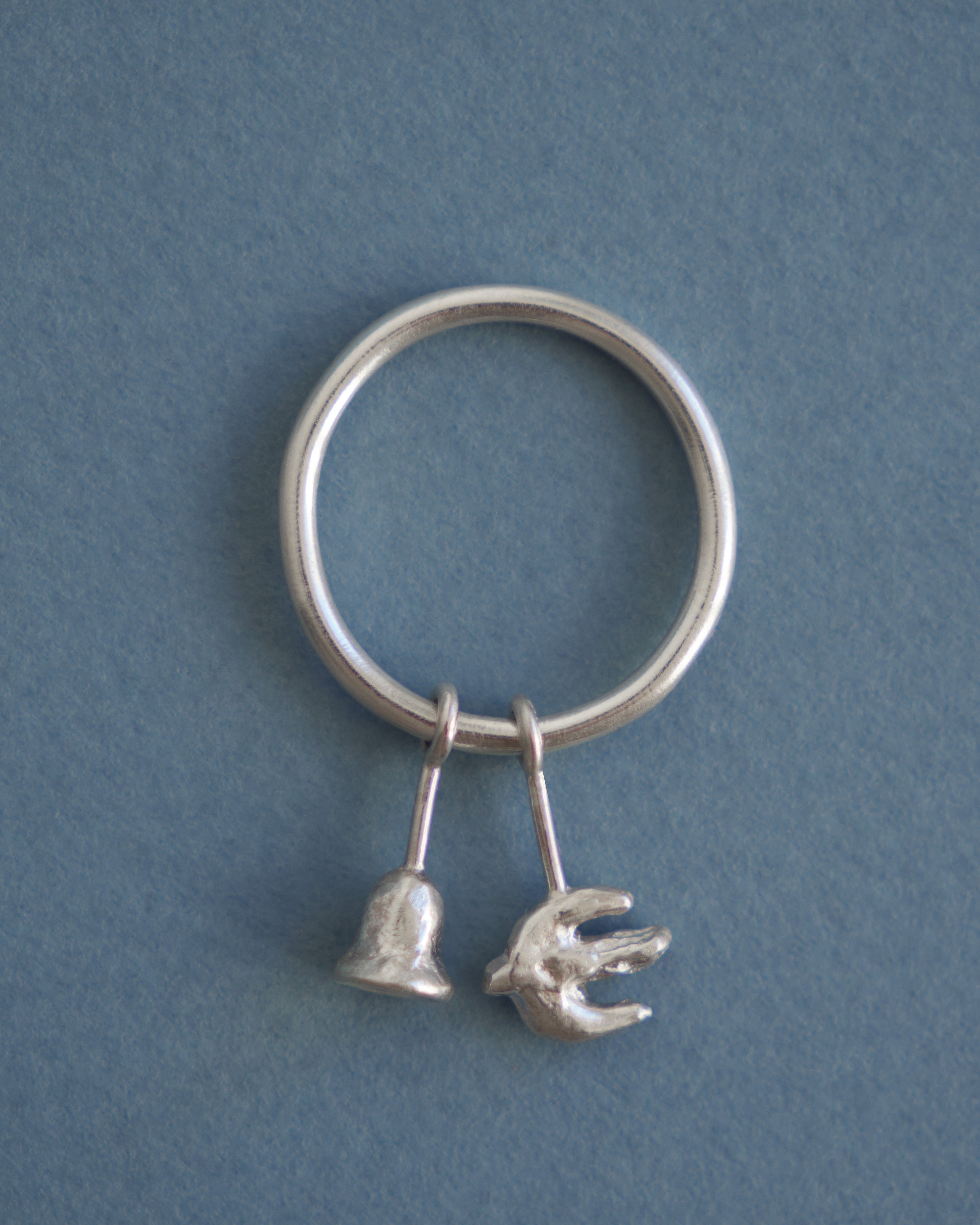 Bague Cloche & Oiseau