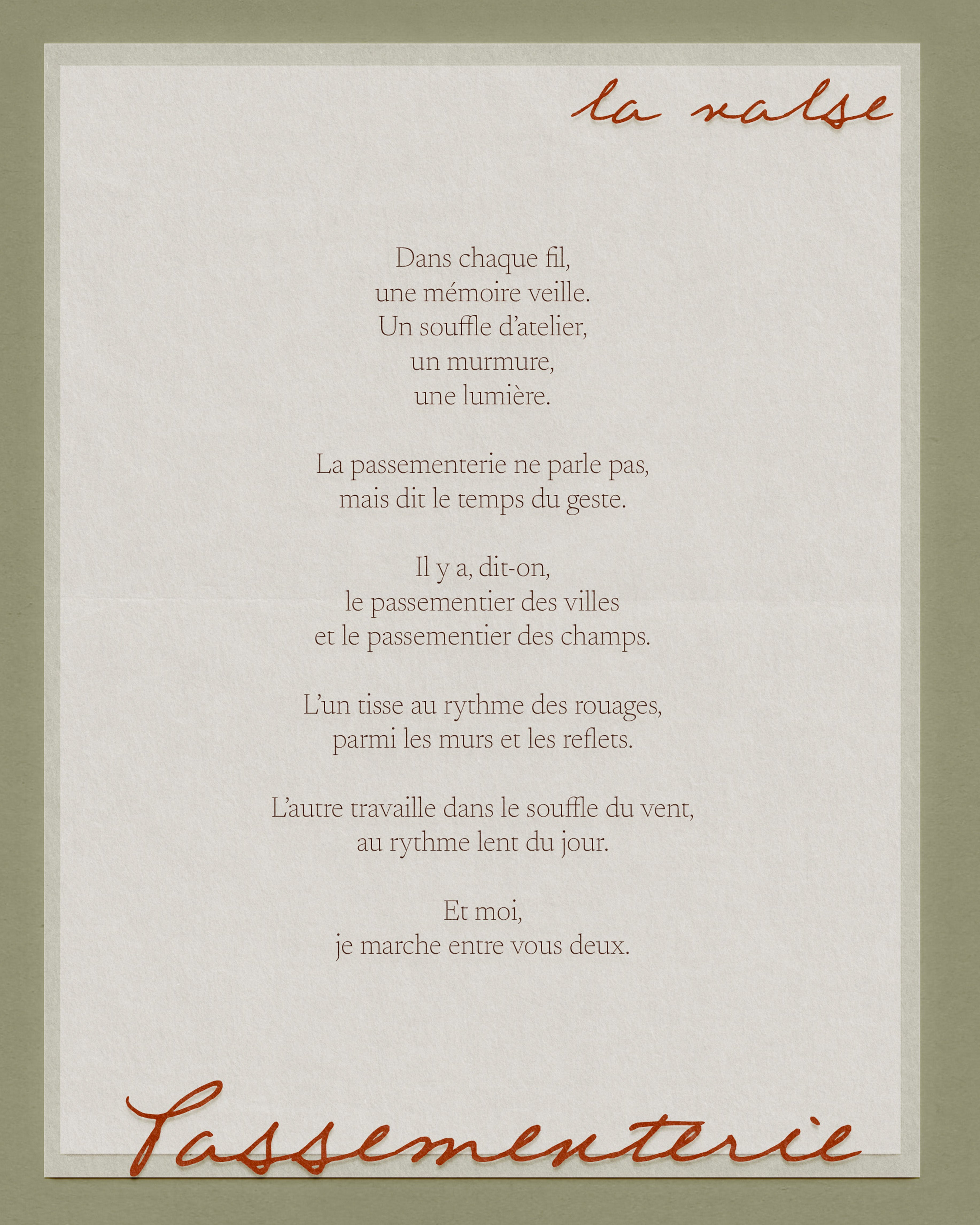 Passementier des champs