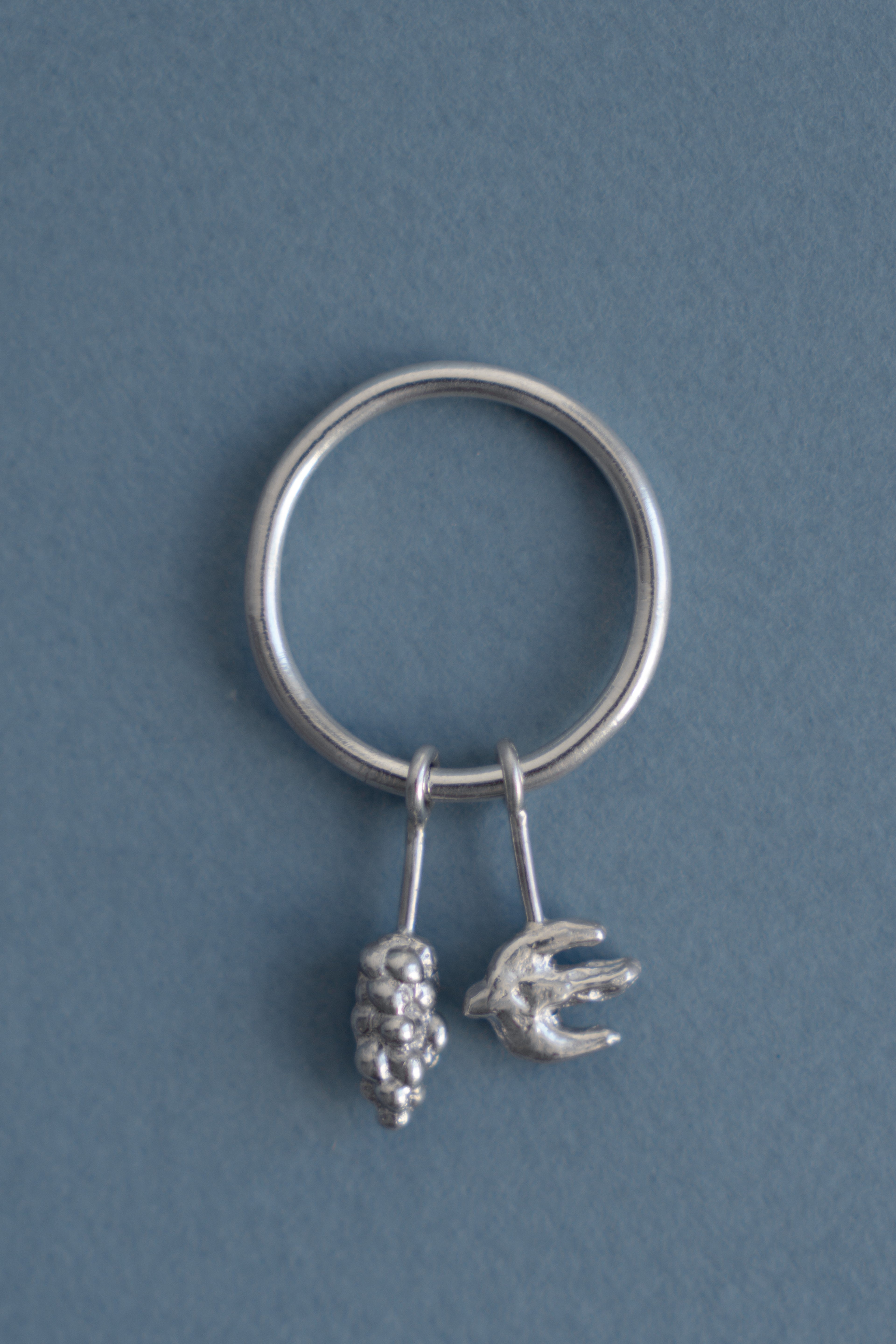 Bague Oiseau & Raisin