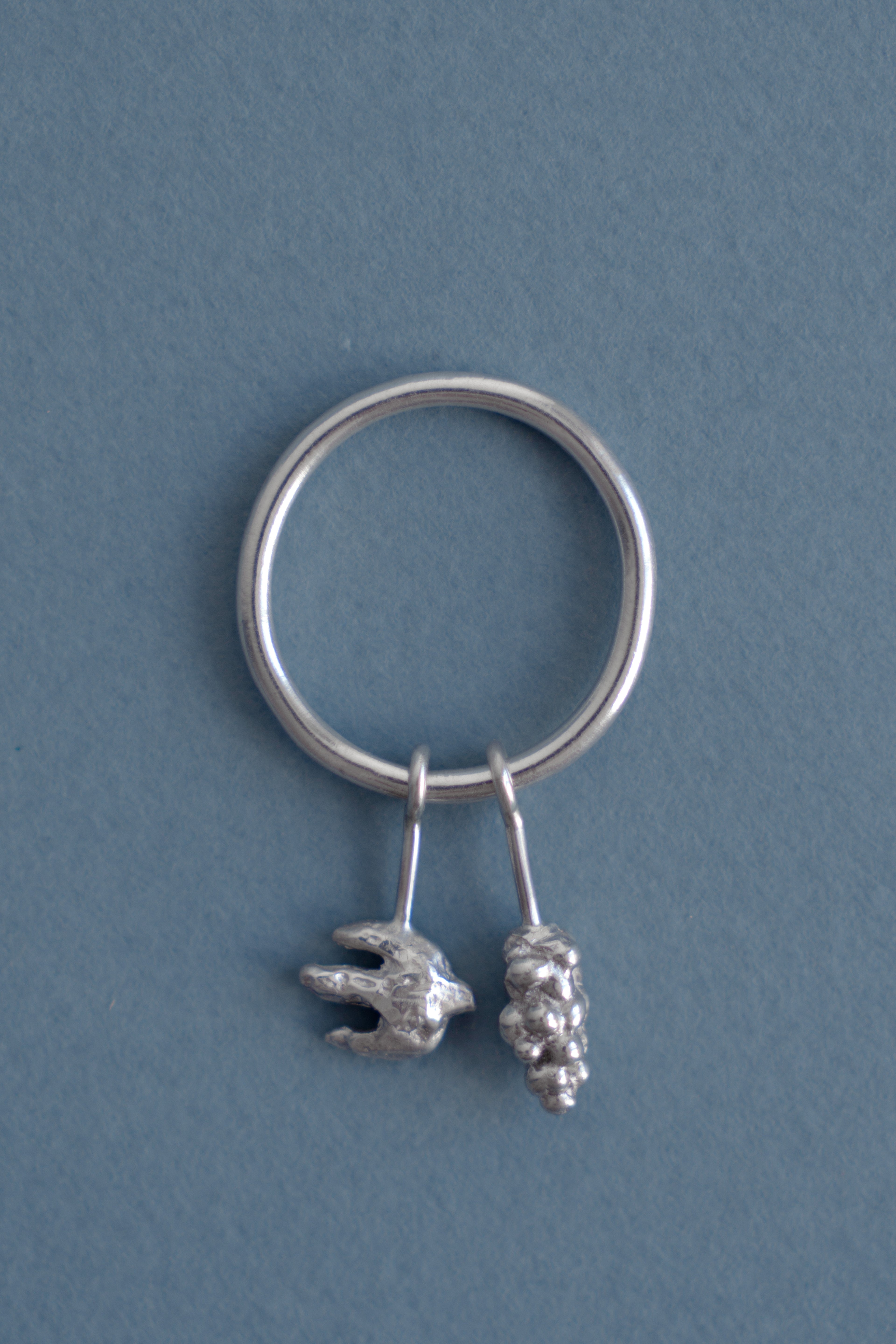 Bague Oiseau & Raisin